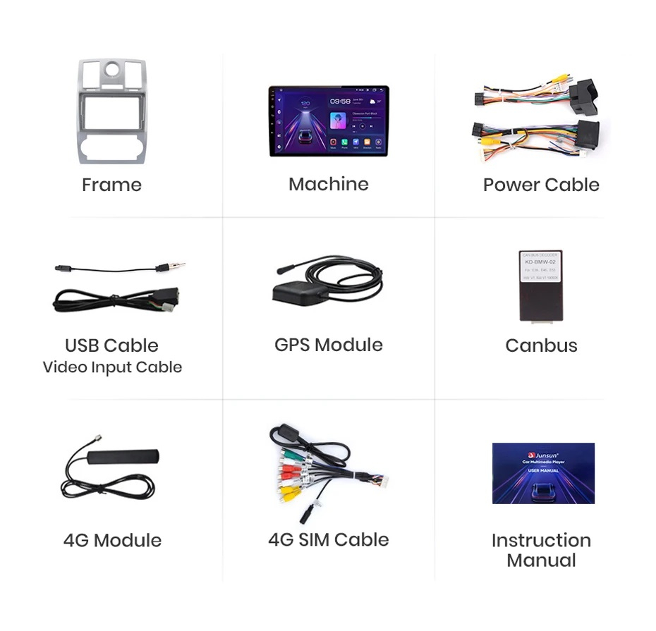 Navigatie Chrysler 300C (2004-2007), Android 12, 8GB RAM 128GB, google maps, youtube, wifi, waze, bluetooth [6]