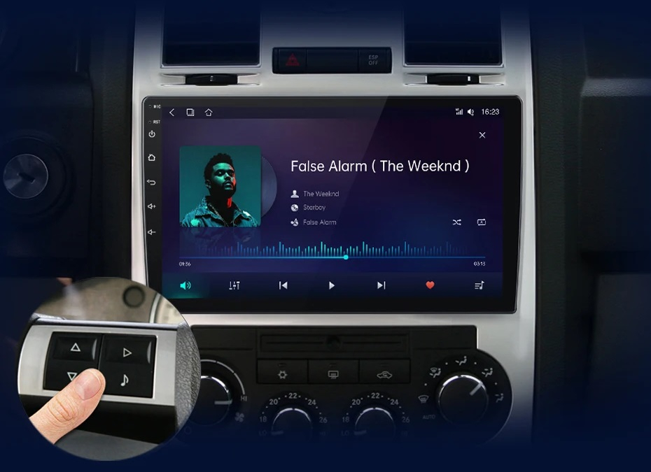 Navigatie Chrysler 300C (2004-2007), Android 12, 8GB RAM 128GB, google maps, youtube, wifi, waze, bluetooth [7]