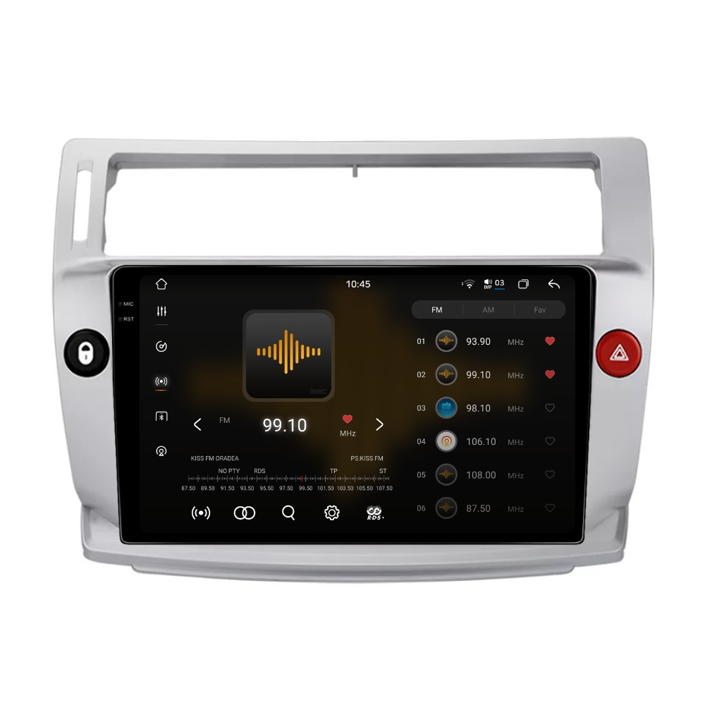 Navigatie Citroen C4 (2004-2009), Ecran 9 inch 2K, 12GB RAM, 256GB, 8-core [3]