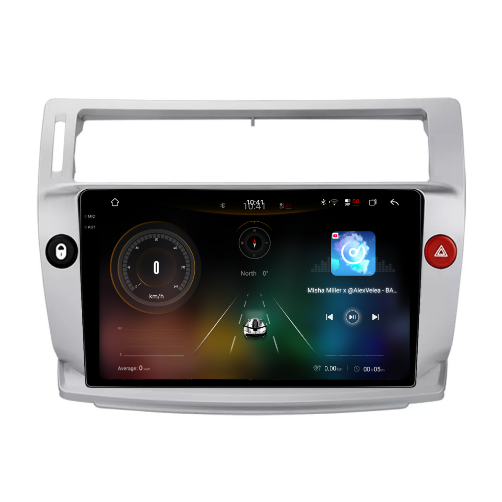 Navigatie Citroen C4 (2004-2009), Ecran 9 inch 2K, 12GB RAM, 256GB, 8-core [2]