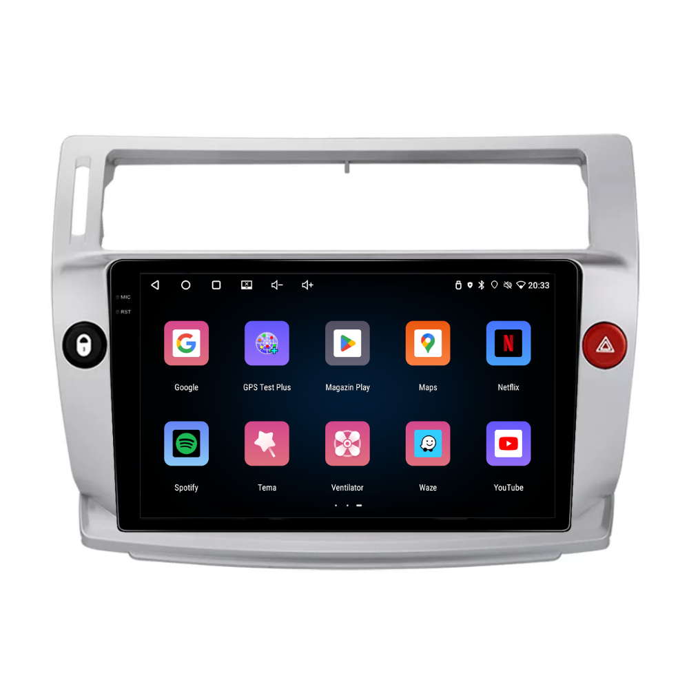 Navigatie Citroen C4 (2004-2009), Ecran 9 inch, 4GB RAM, 64GB, 4-core [2]