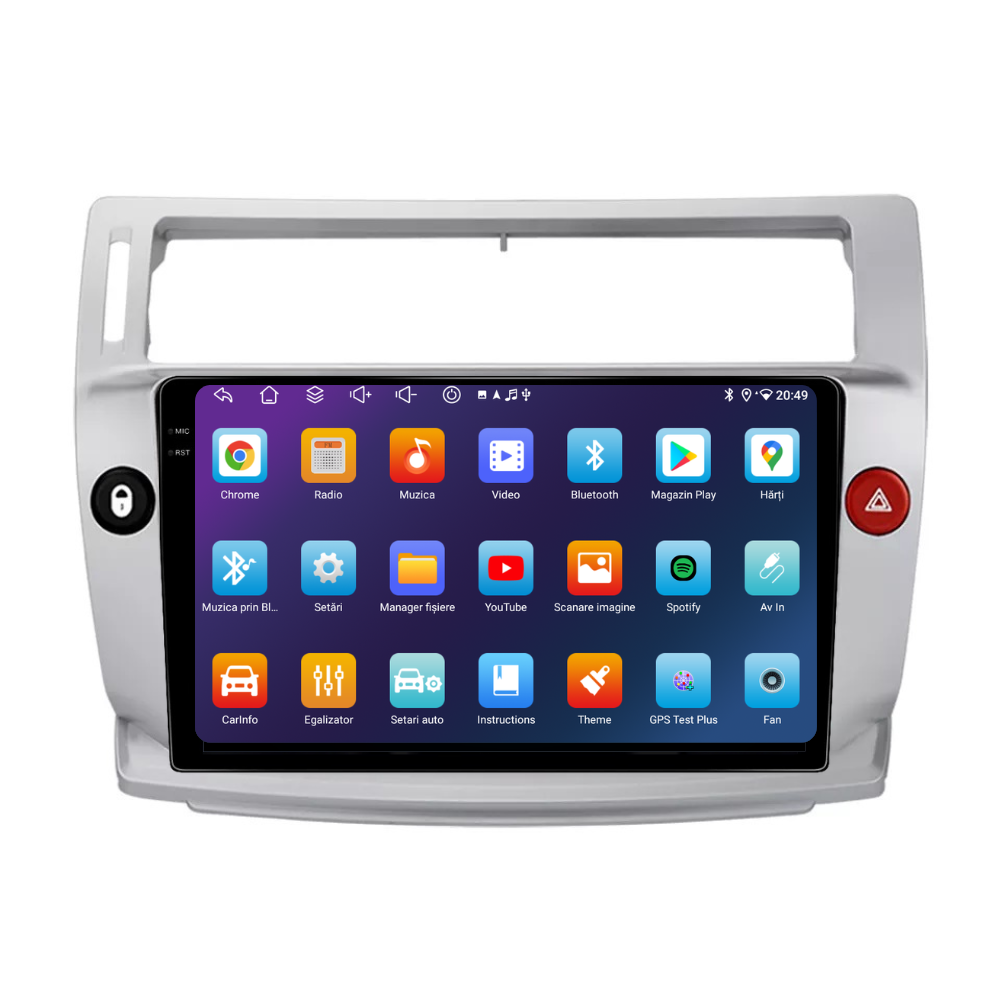 Navigatie Citroen C4 (2004-2009), Ecran 9 inch, 4GB RAM, 64GB, 8-core [4]