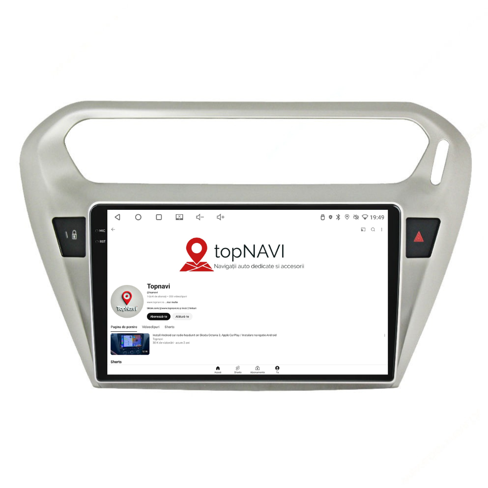 Navigatie Citroen Elysee (2013-2018), Ecran 9 inch 2K, 12GB RAM 256GB, 8-core [5]