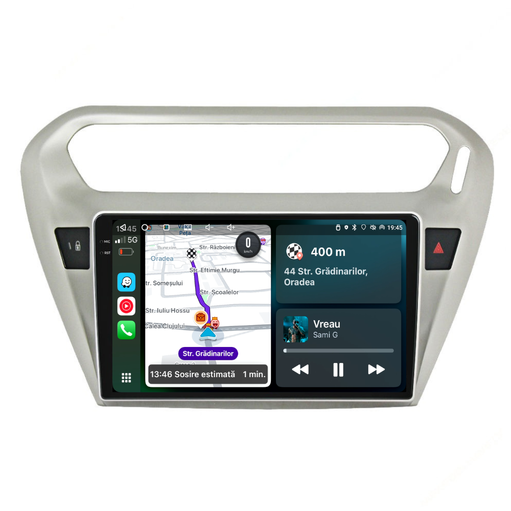 Navigatie Citroen Elysee (2013-2018), Ecran 9 inch 2K, 12GB RAM 256GB, 8-core [4]