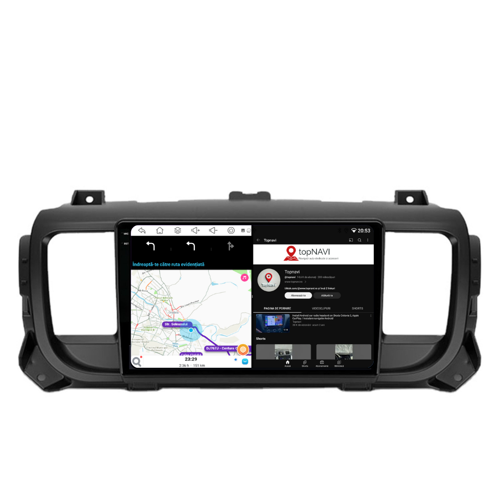 Navigatie Citroen Jumpy (2016-2021), Ecran 9 inch, 6GB RAM 128GB, 8-core [5]
