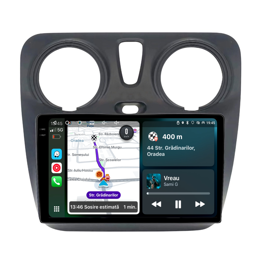 Navigatie Dacia Dokker (2012-2020), Android, Ecran 9 inch 2K, 12GB RAM 256GB, 8-core [4]