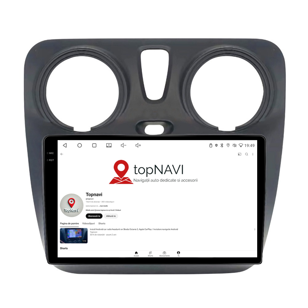 Navigatie Dacia Dokker (2012-2020) Android, Ecran 9 inch, 6GB RAM 128GB, 8-core [3]