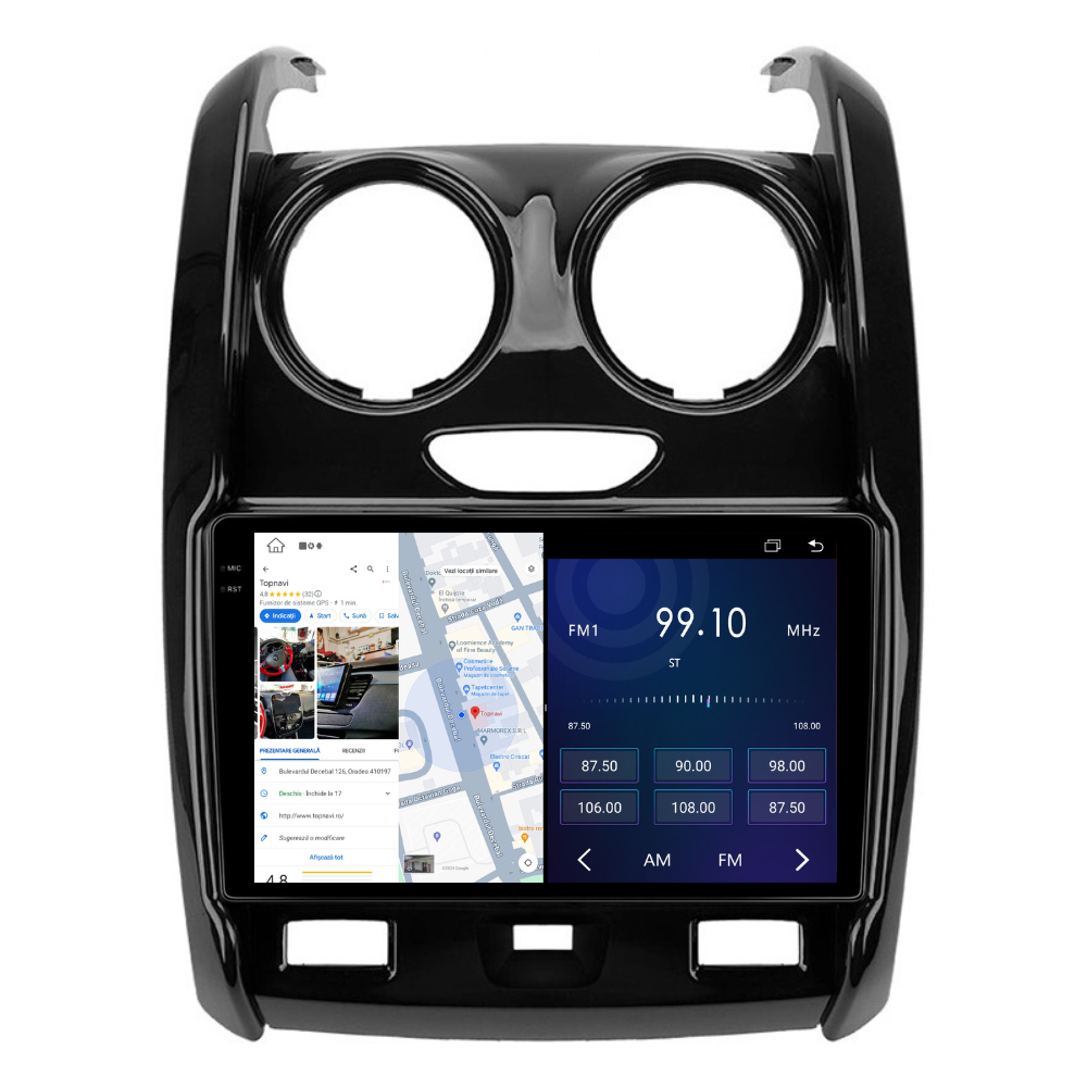 Navigatie Dacia Duster 2012-2019, Android 13,Ecran 2K, 4GB RAM 64GB, Octa Core, carplay /android auto [2]