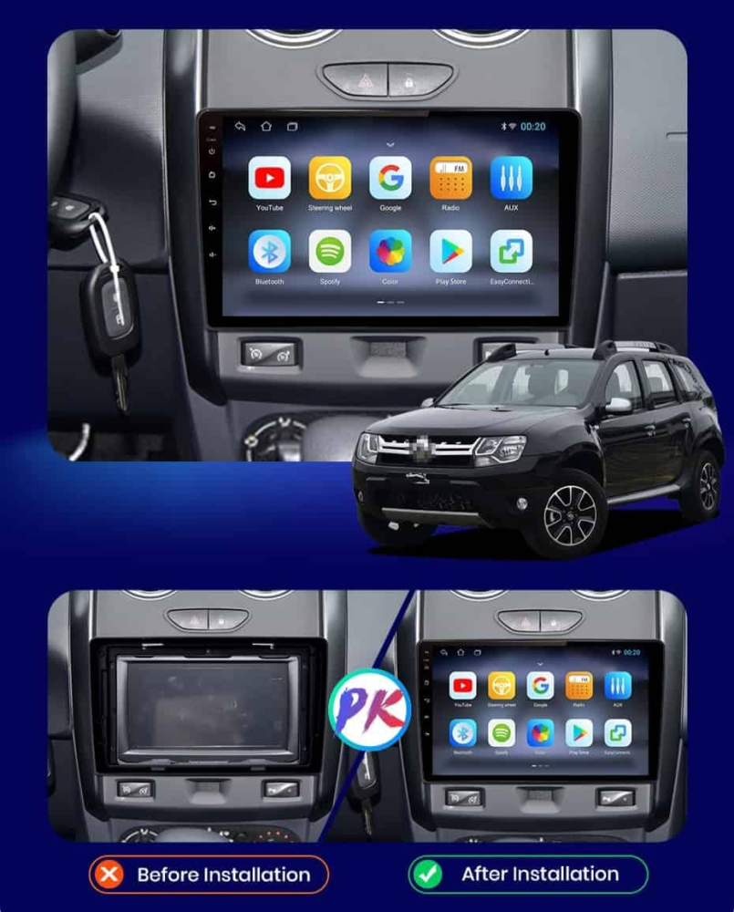 Navigatie Dacia Duster (2012-2019), Ecran 9 inch, 6GB RAM 128GB, 8-core [6]