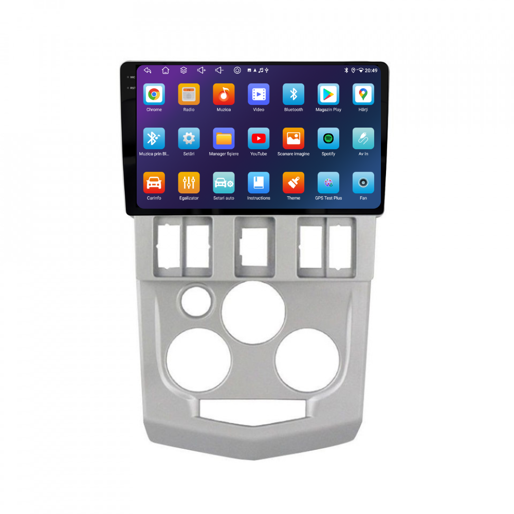 Navigatie Dacia Logan 1 (2004-2008), Android, Ecran 9 inch, 6GB RAM 128GB, 8-core [5]