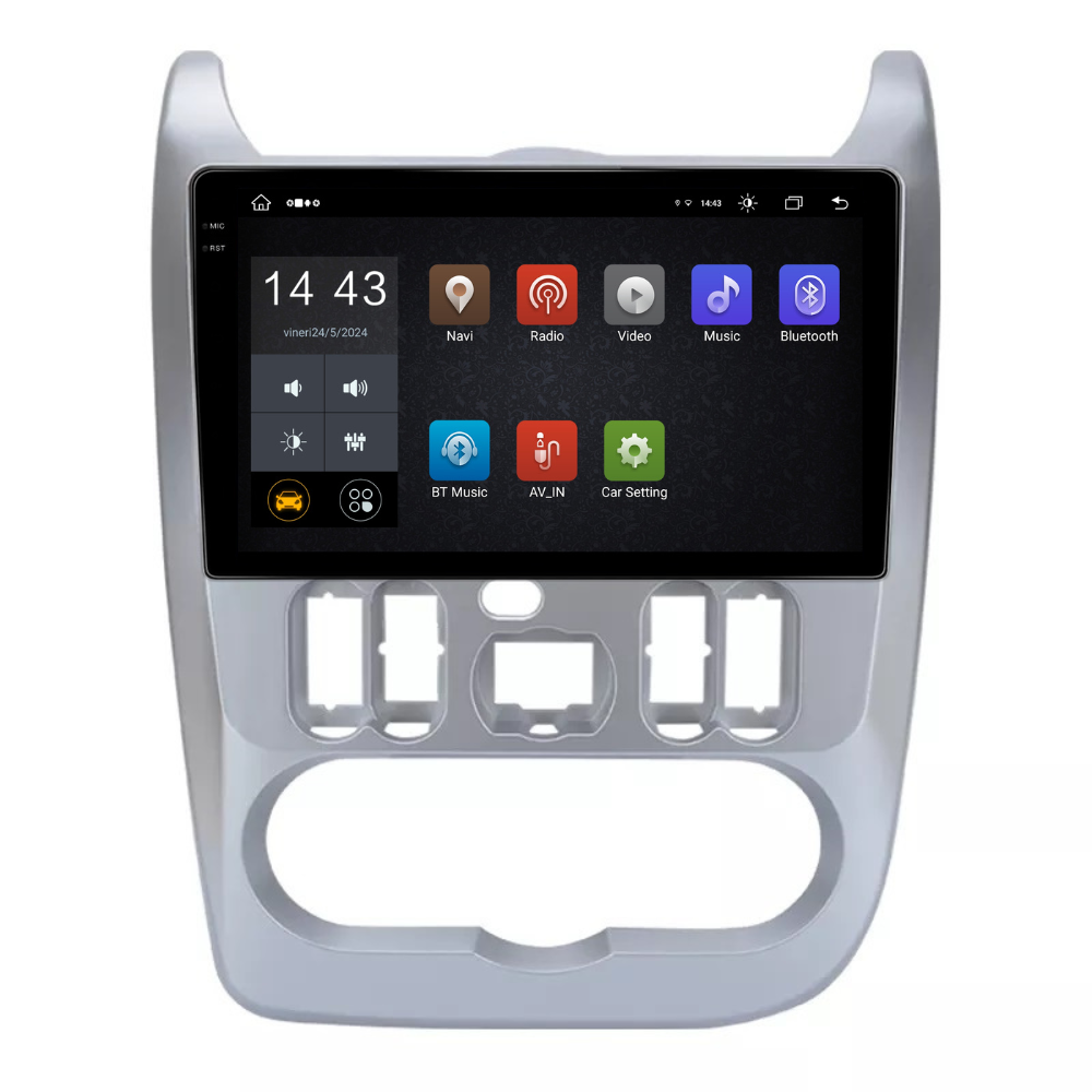 Navigatie Dacia Logan 1 2009-2013, Dacia Sandero 1 2009-2013,Duster 2010-2013, Android 13,Ecran 2K, 4GB RAM 64GB, Octa Core, carplay /android auto [4]