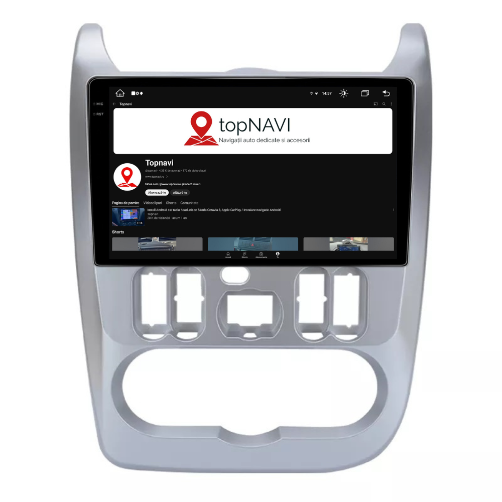 Navigatie Dacia Logan 1 2009-2013, Dacia Sandero 1 2009-2013,Duster 2010-2013, Android 13,Ecran 2K, 8GB RAM 256GB, Octa Core, carplay /android auto [10]