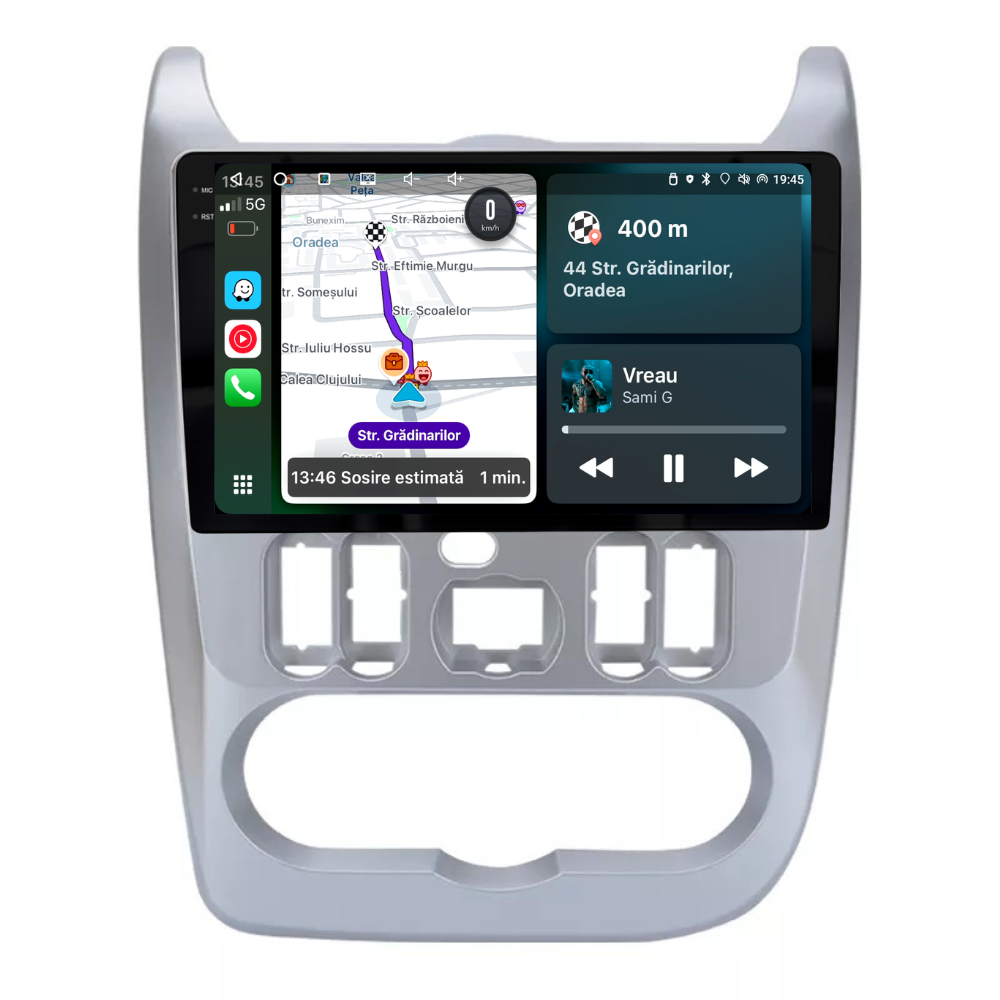 Navigatie Dacia Logan 1 (2009-2013), Ecran 9 inch, 6GB RAM 128GB, 8-core [3]