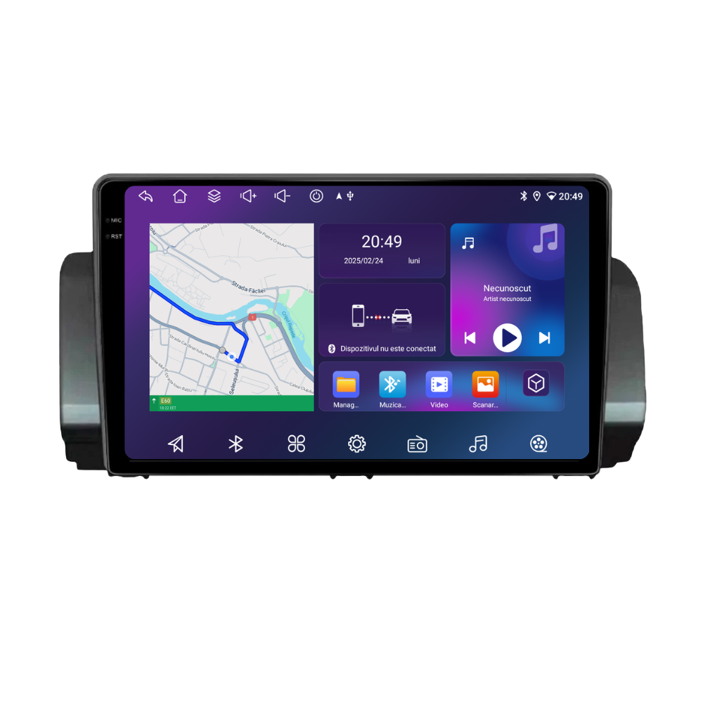Navigatie Dacia Logan 3 (2021+) Android, Ecran 10 inch, 6GB RAM 128GB, 8-core [1]