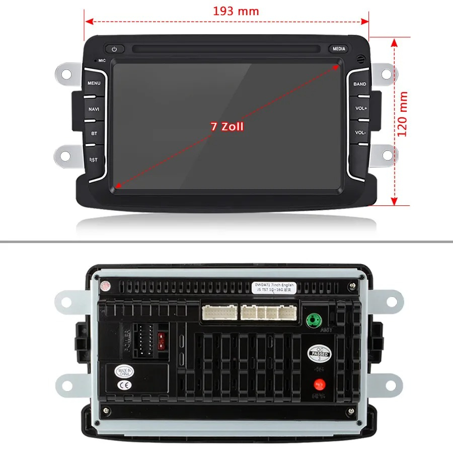 Navigatie Dacia Logan, Sandero, Duster, Android, 2GB RAM 32GB [2]
