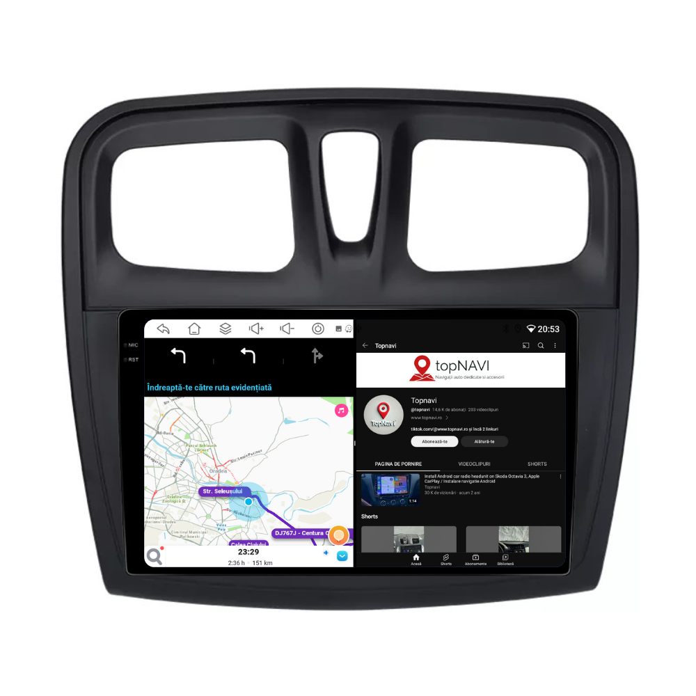 Navigatie Dacia Sandero 2 (2012-2020), Android, Ecran 9 inch, 6GB RAM 128GB, 8-core [4]