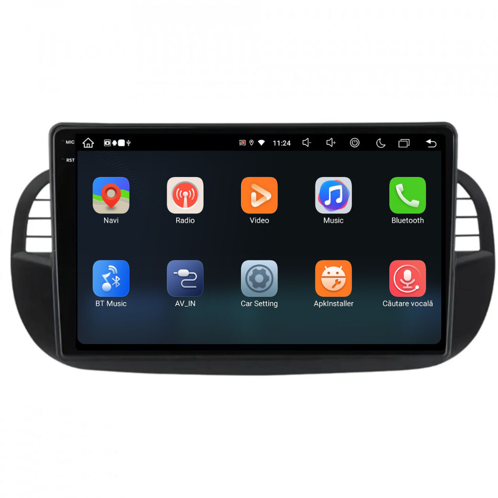 Navigatie Fiat 500 (2007-2015), Ecran 9 inch, 8GB RAM 256GB, 8-core, negru [3]