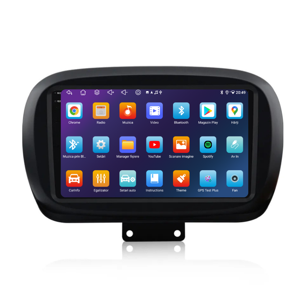 Navigatie Fiat 500x (2014-2020), Ecran 9 inch, 4GB RAM 64GB, 8-core [4]