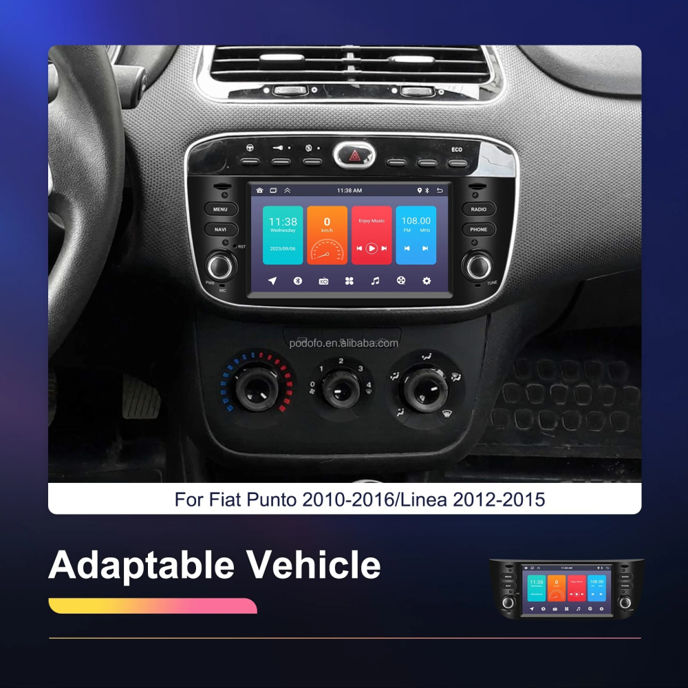 Navigatie Fiat Punto (2010-2018) Ecran 7 inch, 1GB RAM 32GB [2]