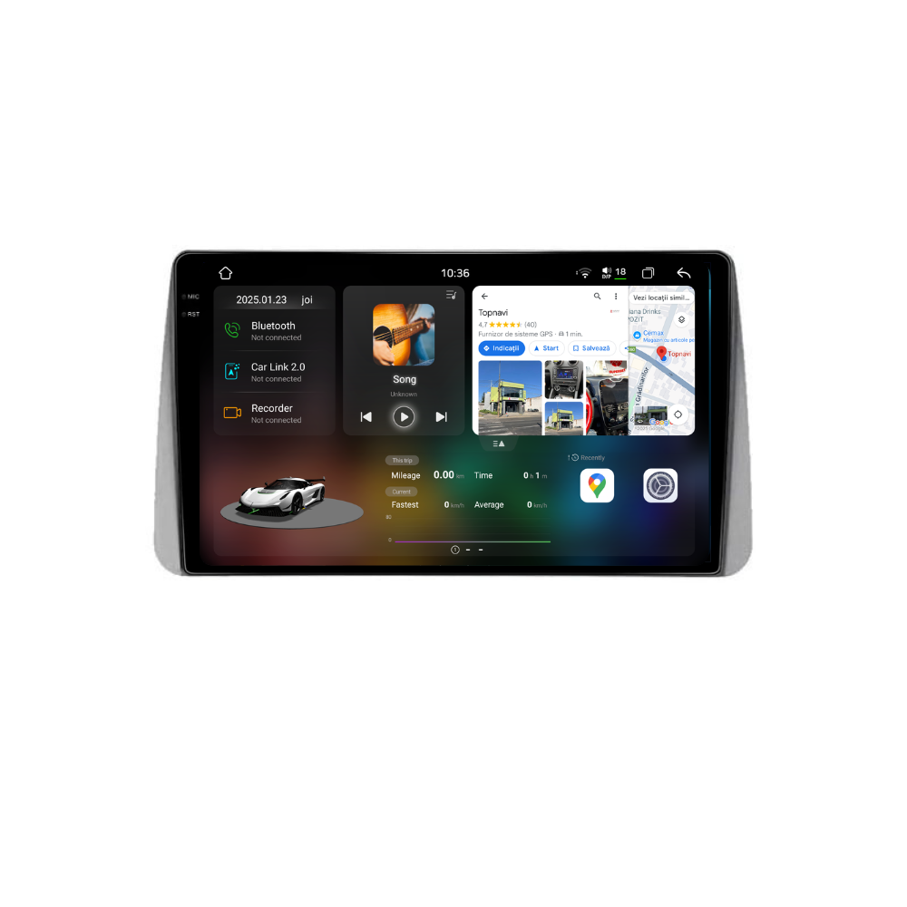 Navigatie Fiat Tipo (2016-2020), Ecran 9 inch 2K, 12GB RAM 256GB, 8-core [1]