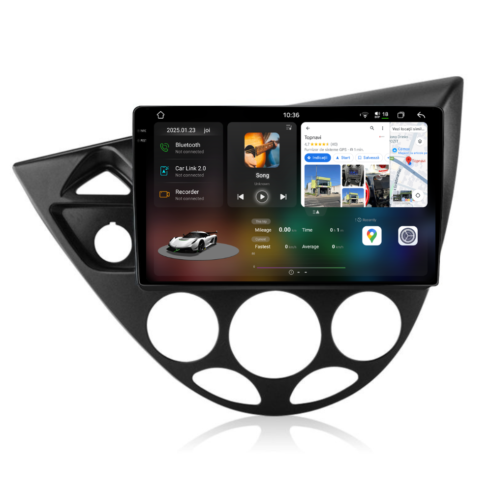 Navigatie Ford Focus 1 (1998-2004), Android, Ecran 9 inch 2K, 12GB RAM 256GB, 8-core [1]