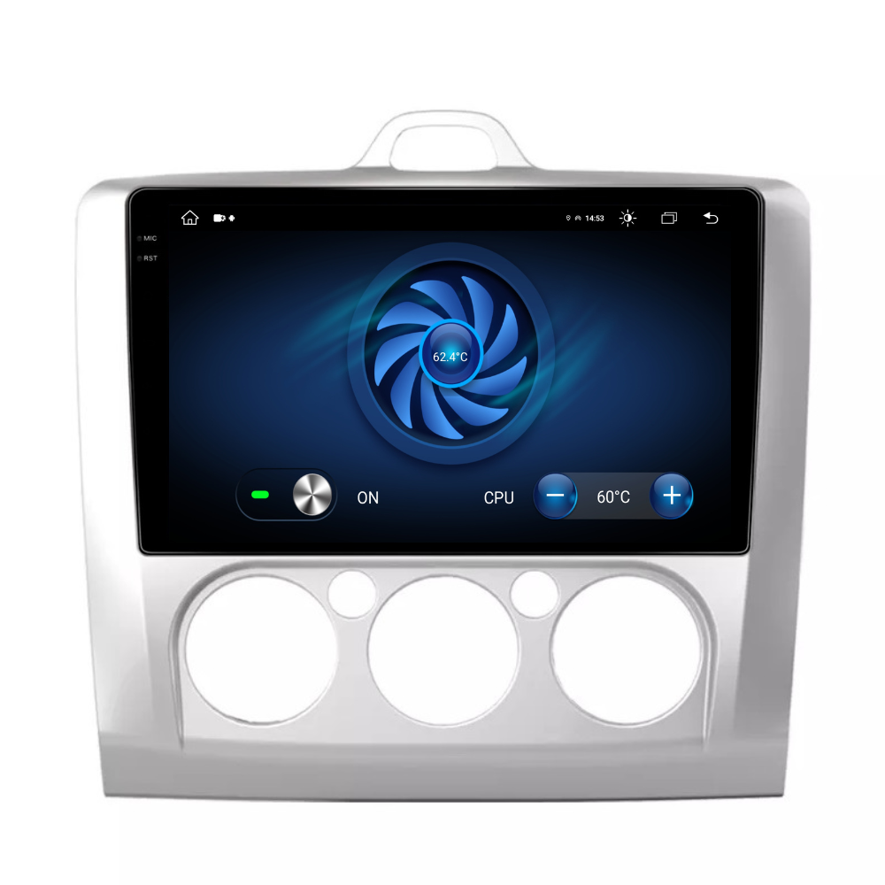 Navigatie Ford Focus 2004-2011, Android 13,Ecran 2K, 4GB RAM 64GB, Octa Core, carplay /android auto, rama argintiu AC [6]