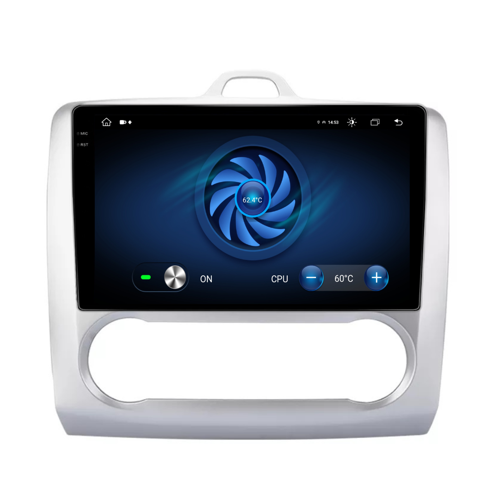 Navigatie Ford Focus 2004-2011, Android 13,Ecran 2K, 4GB RAM 64GB, Octa Core, carplay /android auto,rama argintiu clima [6]