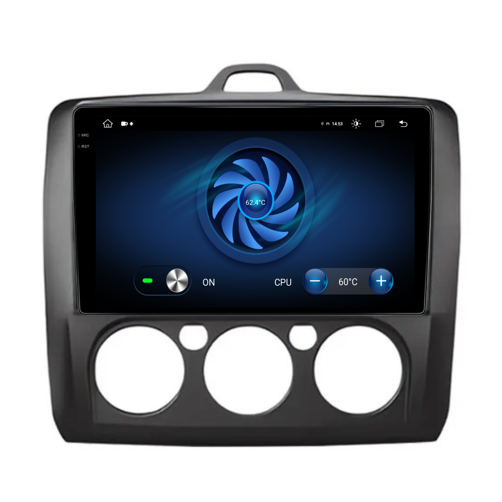 Navigatie Ford Focus 2004-2011, Android 13,Ecran 2K, 4GB RAM 64GB, Octa Core, carplay /android auto,rama negru AC [5]