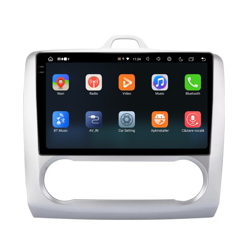 Navigatie Ford Focus 2004-2011, Android 13,Ecran 2K, 8GB RAM 256GB, Octa Core, carplay /android auto,rama argintiu clima [13]