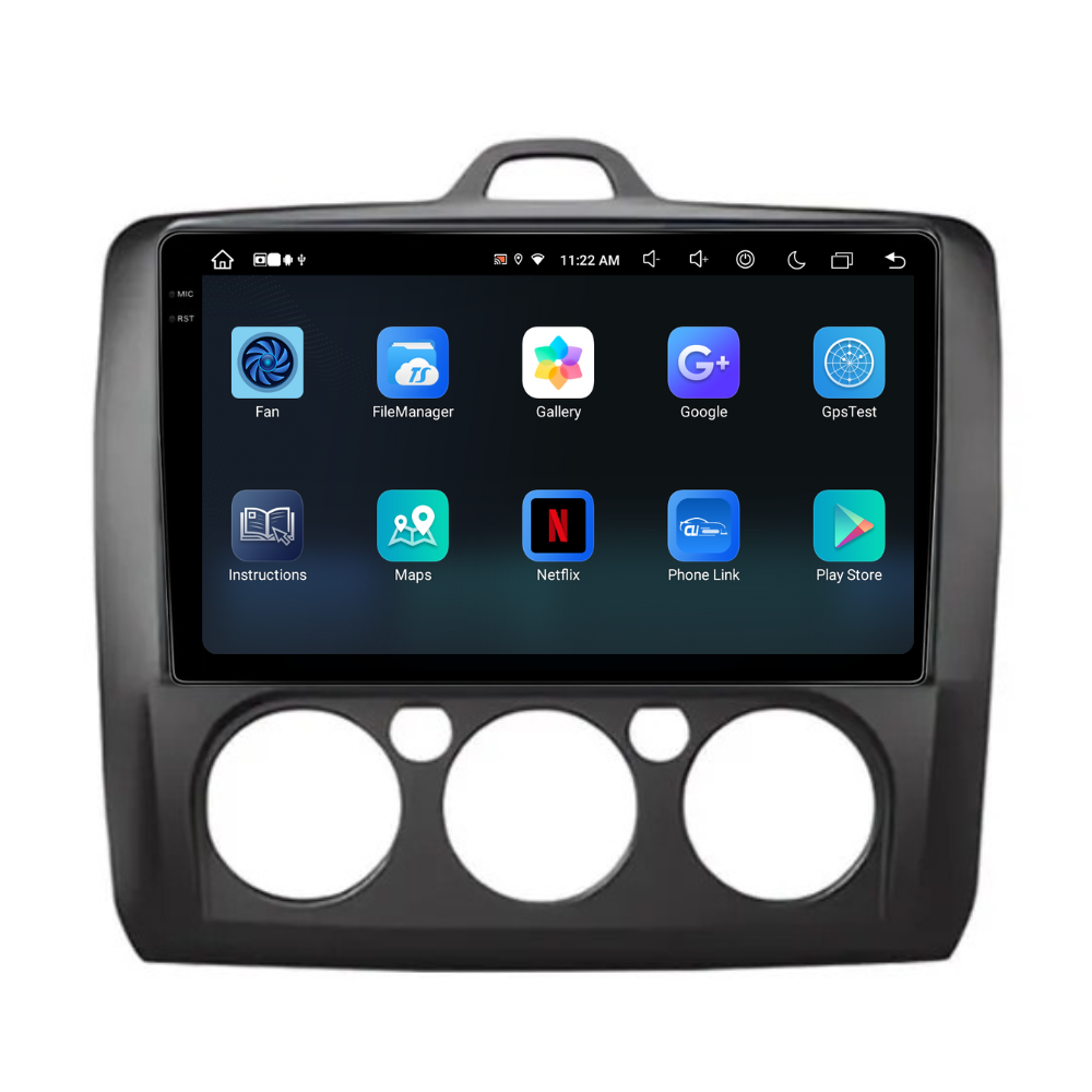 Navigatie Ford Focus 2004-2011, Android 13,Ecran 2K, 8GB RAM 256GB, Octa Core, carplay /android auto,rama negru AC [12]
