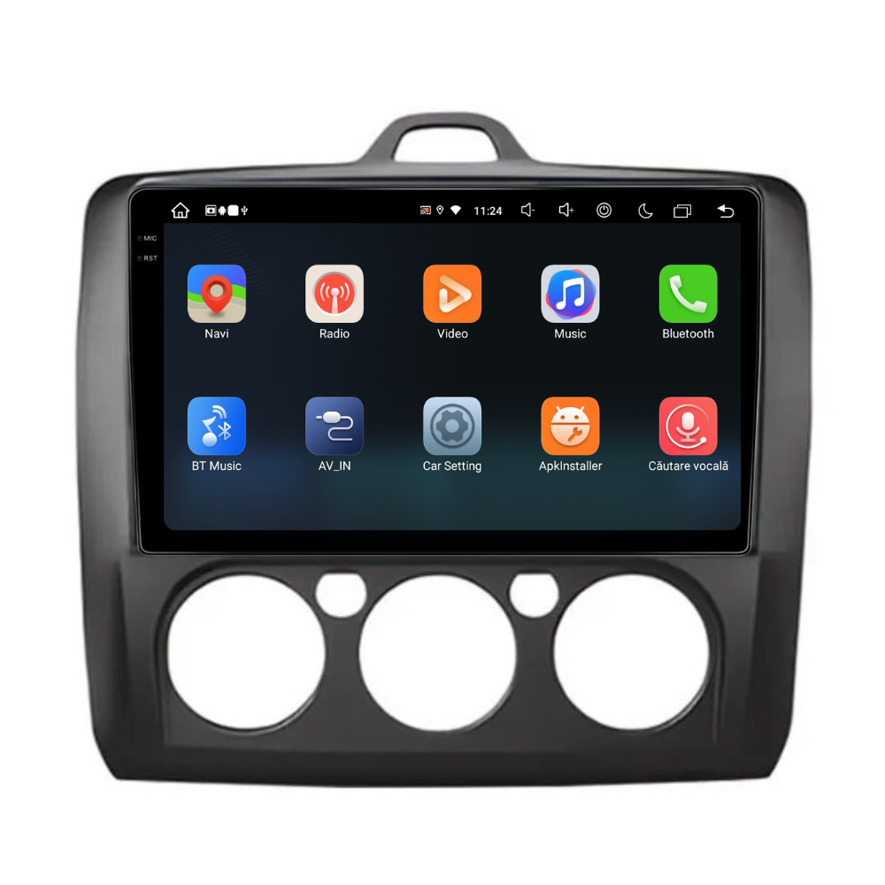 Navigatie Ford Focus 2004-2011, Android 13,Ecran 2K, 8GB RAM 256GB, Octa Core, carplay /android auto,rama negru AC [13]