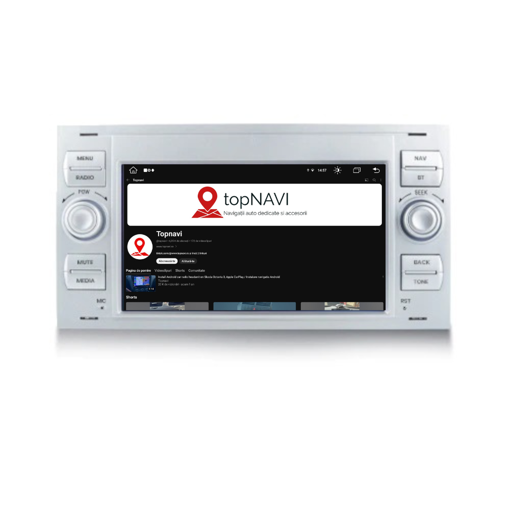 Navigatie Ford Focus (2004-2012), Android, 1GB RAM 32GB, argintiu [2]