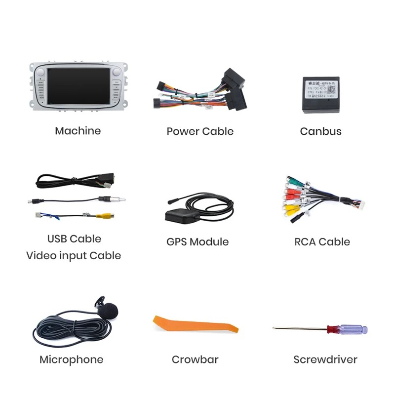 Navigatie Ford Focus (2004-2012), Android, 1GB RAM 32GB, argintiu [7]