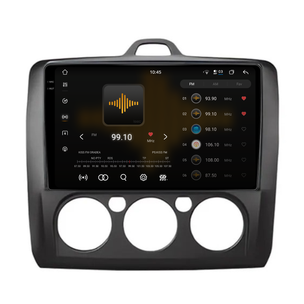 Navigatie Ford Focus (2004-2012), Android, Ecran 9 inch 2K, 12GB RAM 256GB, 8-core [3]