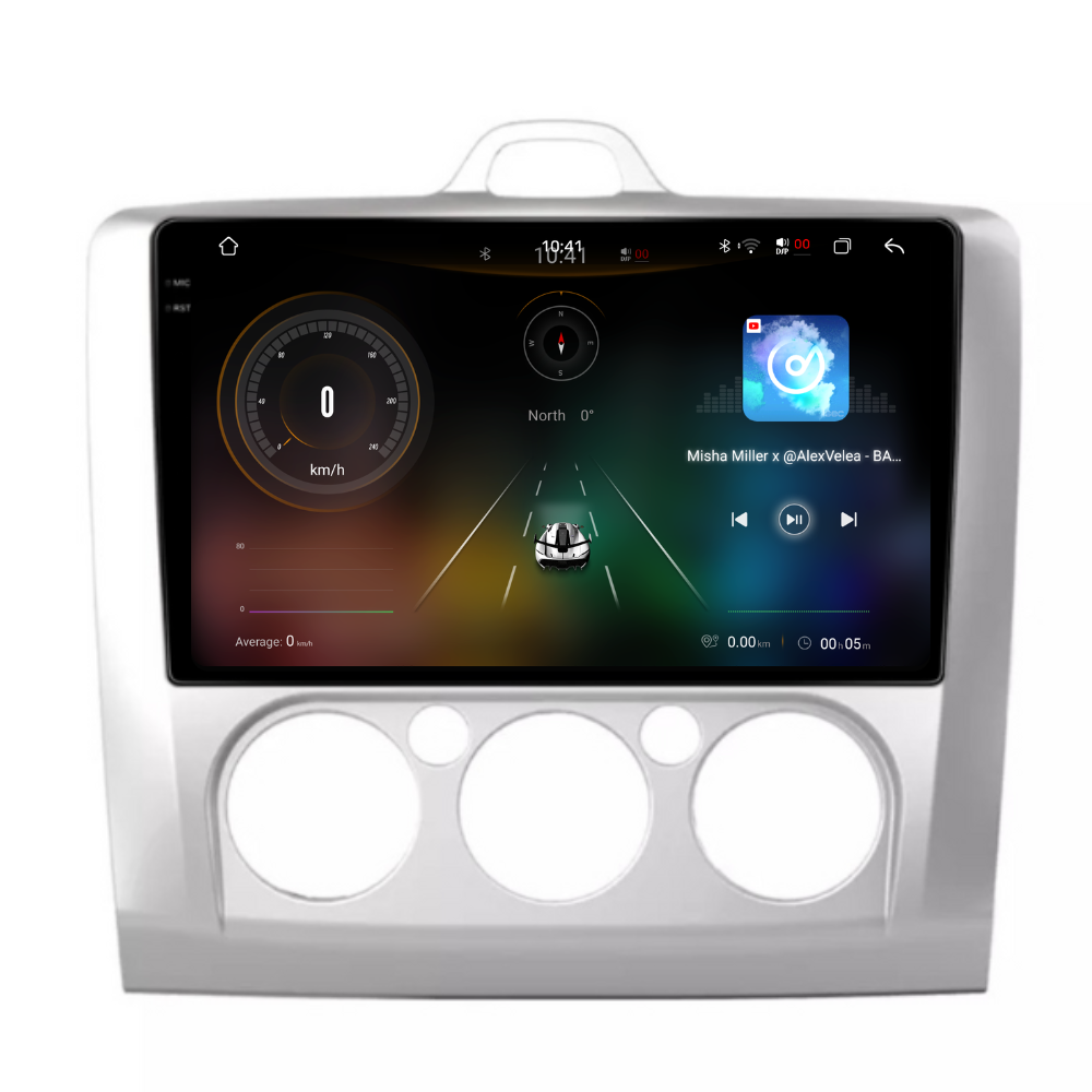 Navigatie Ford Focus (2004-2012), Android, Ecran 9 inch 2K, 12GB RAM 256GB, 8-core [2]