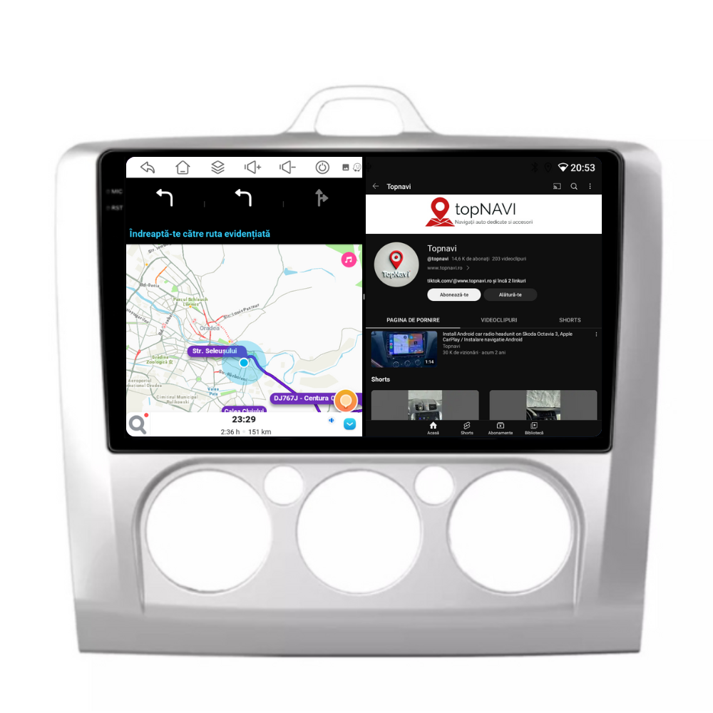 Navigatie Ford Focus (2004-2012), Android, Ecran 9 inch, 6GB RAM 128GB, 8-core [5]