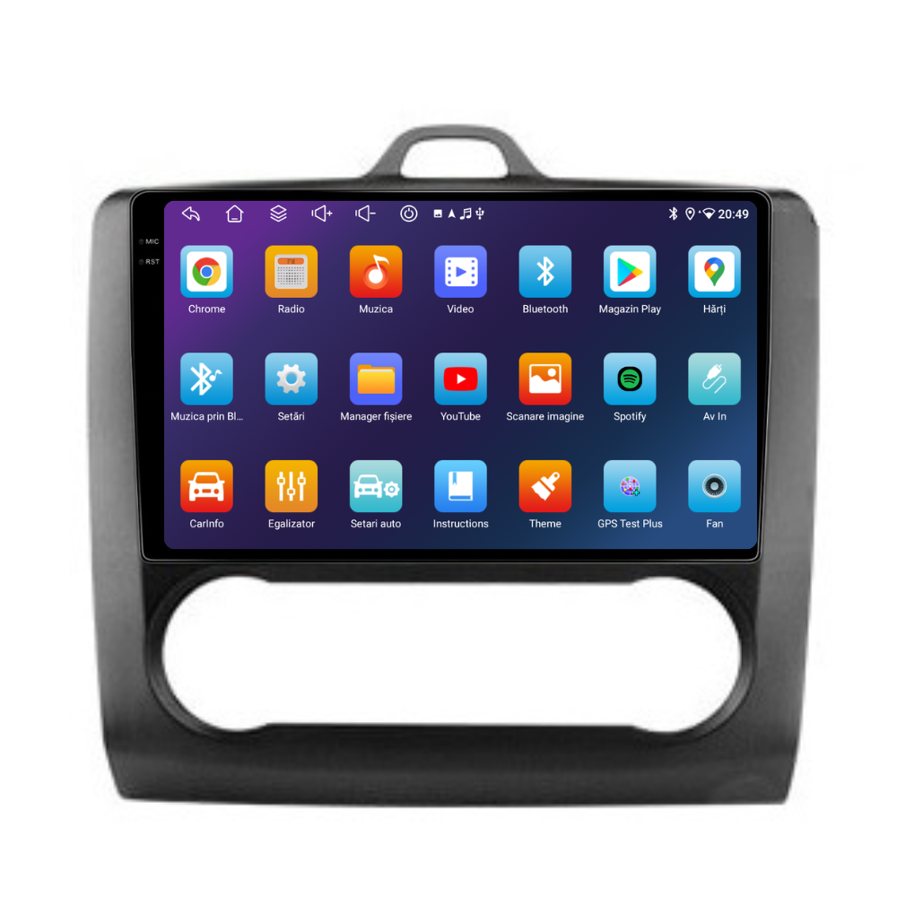 Navigatie Ford Focus (2004-2012), Android, Ecran 9 inch, 6GB RAM 128GB, 8-core [5]