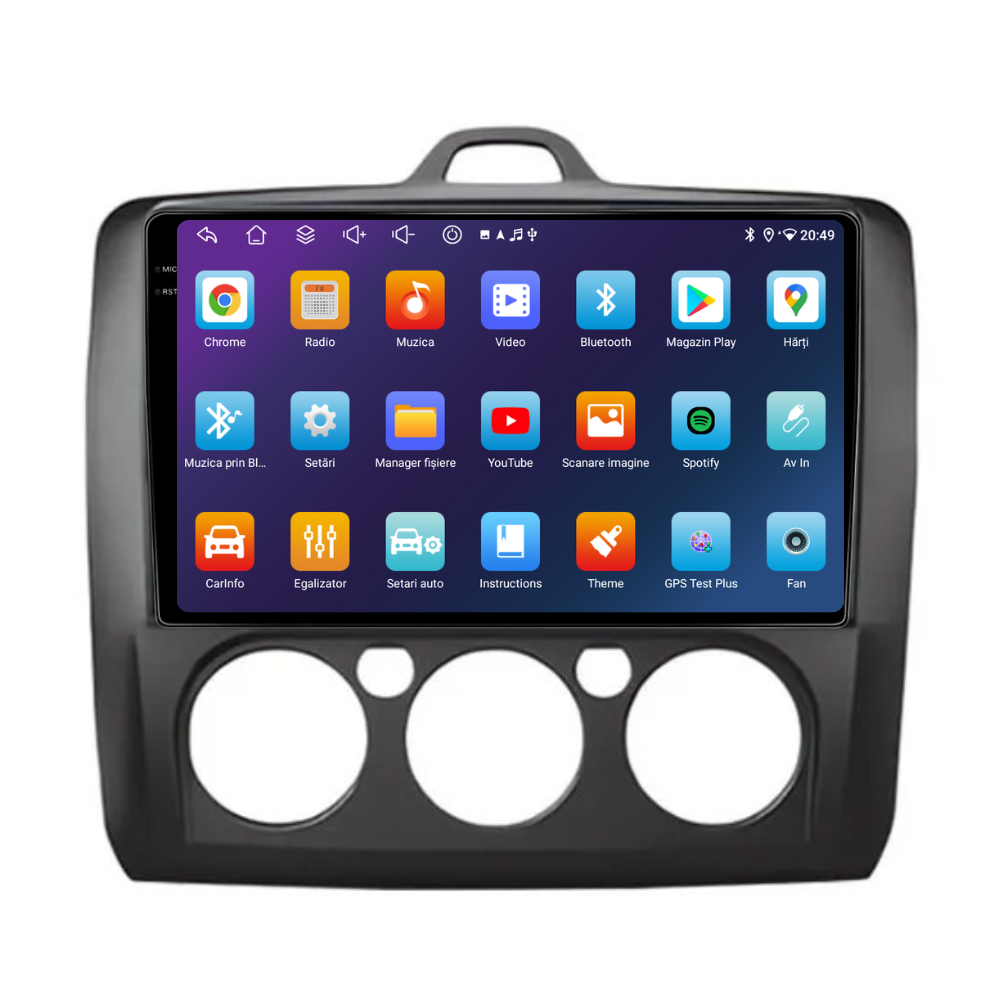 Navigatie Ford Focus (2004-2012), Android, Ecran 9 inch, 6GB RAM 128GB, 8-core [4]