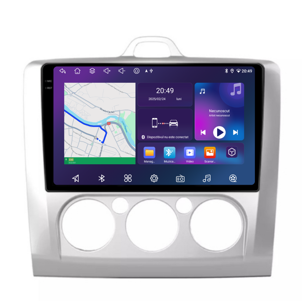 Navigatie Ford Focus (2004-2012), Android, Ecran 9 inch, 6GB RAM 128GB, 8-core [1]