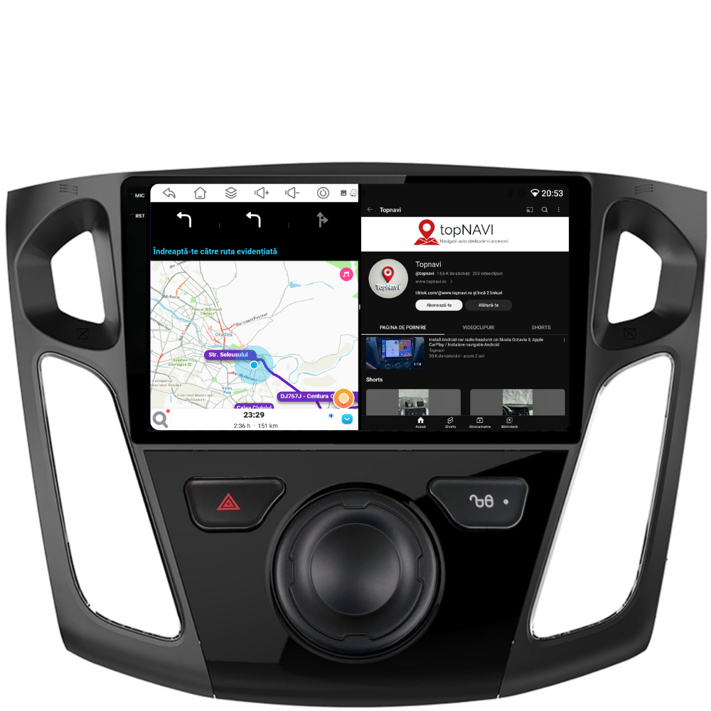 Navigatie Ford Focus 3 (2012-2016), Android, Ecran 9 inch, 6GB RAM 128GB, 8-core [6]