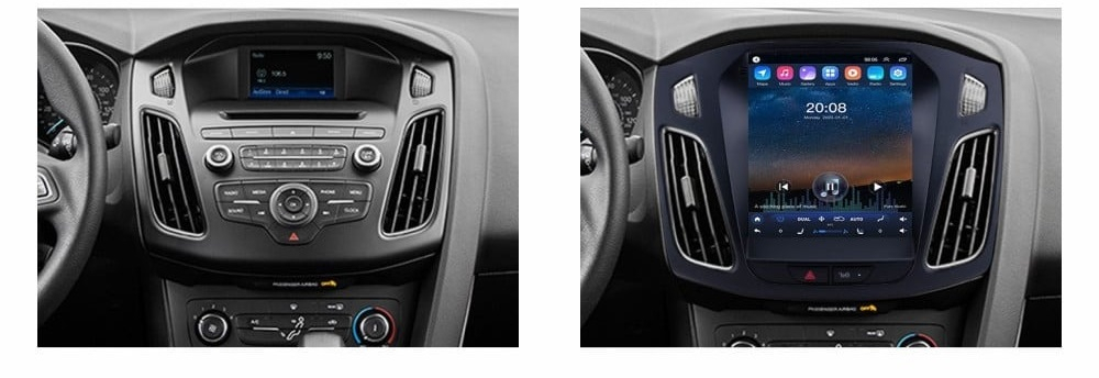 Navigatie Ford Focus MK3 (2012-2017),Ecran Tesla 9.7 inch, Android, 6GB RAM 128GB, carplay / android auto, waze [5]