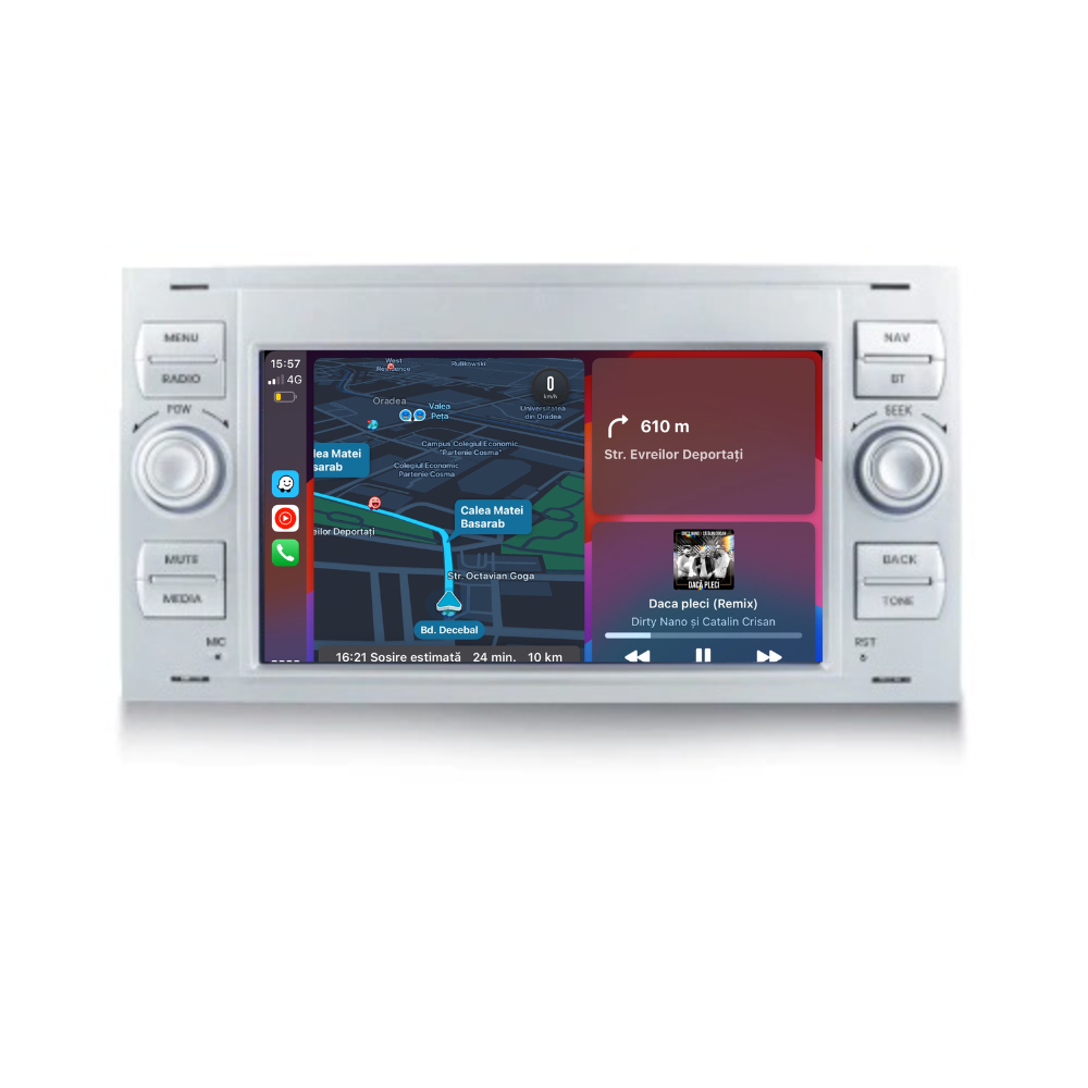 Navigatie Ford Mondeo (2003-2011), Android, 2GB RAM 32GB, argintiu [1]