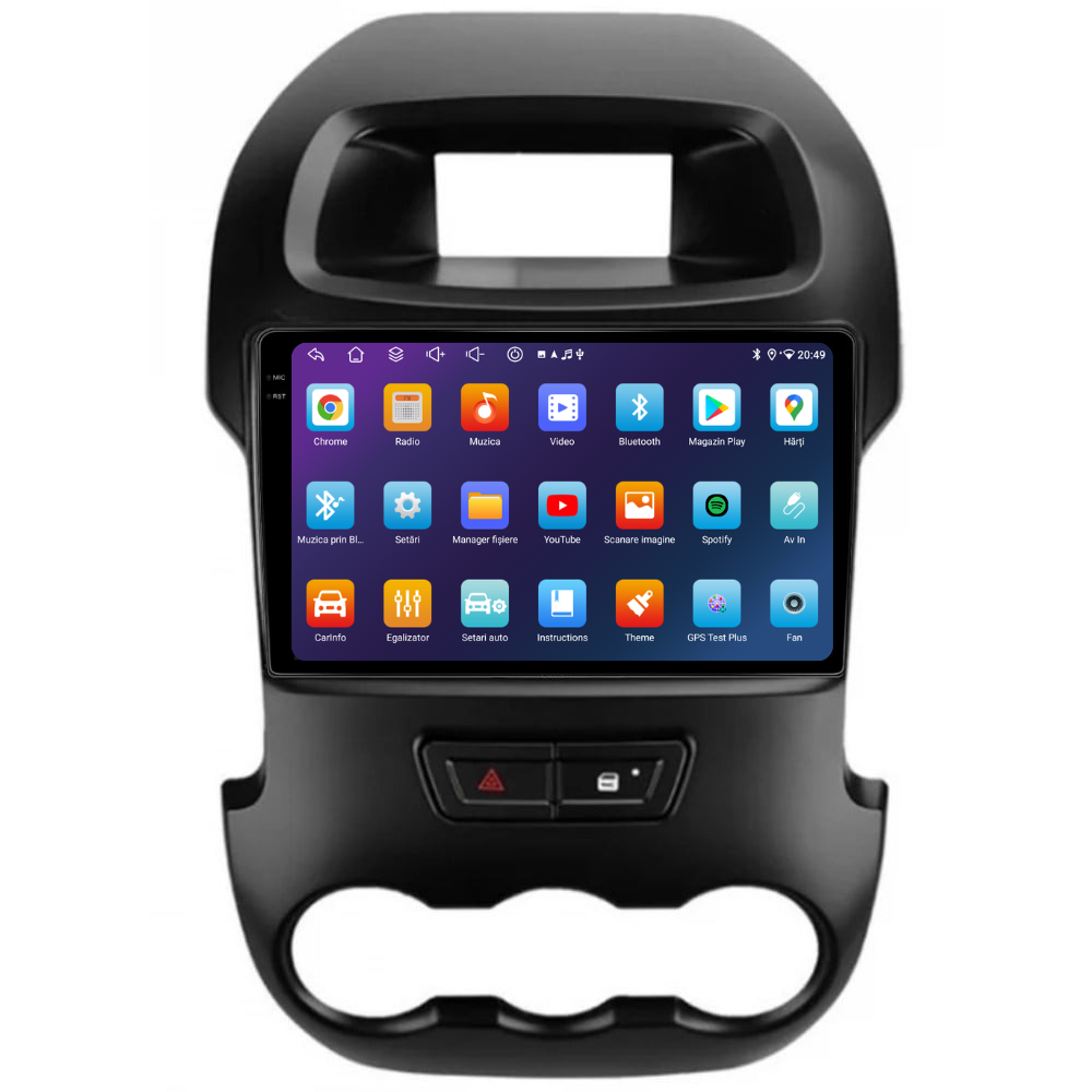 Navigatie Ford Ranger (2011-2016), Android, Ecran 9 inch, 6GB RAM 128GB, 8-core [4]