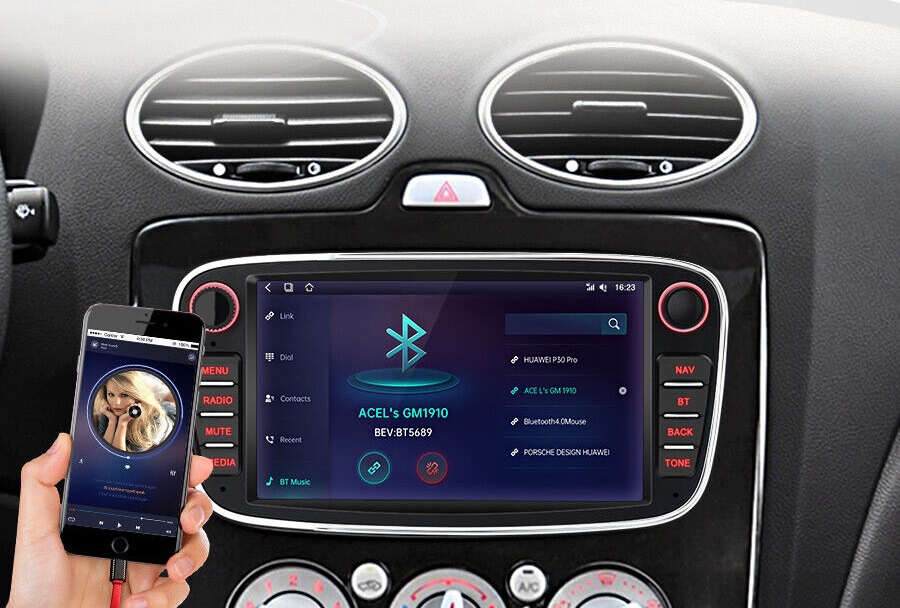 Navigatie Ford S-Max (2006-2015), Android, 2GB RAM 32GB, negru [6]