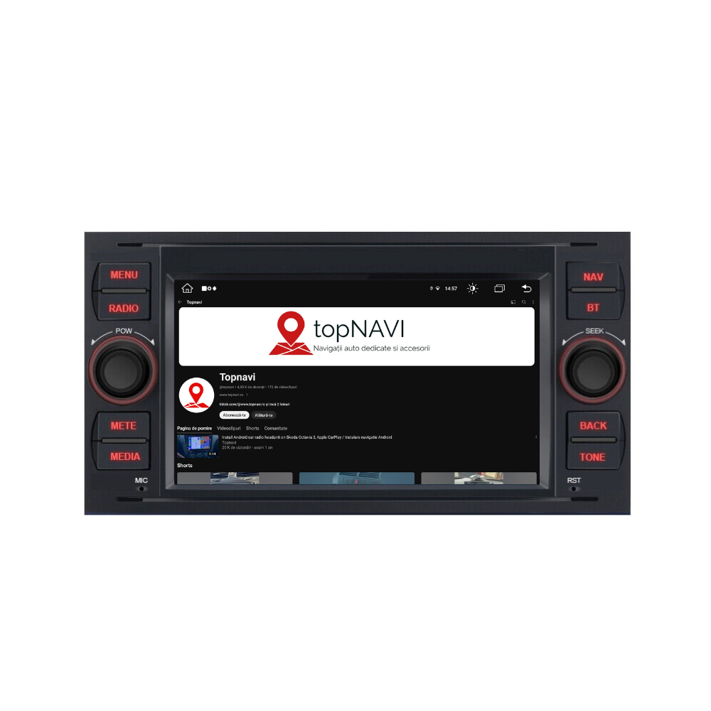 Navigatie Ford S-Max (2006-2015), Android, 2GB RAM 32GB, negru [2]