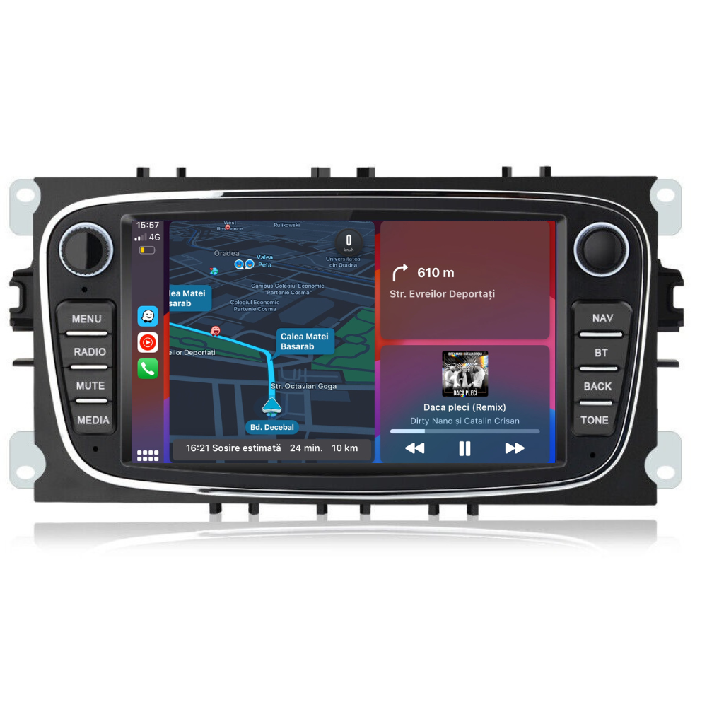 Navigatie Ford S-Max (2006-2015), Android, 4GB RAM 64GB, 8-core, negru [1]