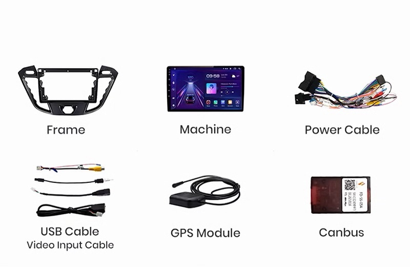 Navigatie Ford Transit Custom (2013-2017) 1GB RAM 32GB, carplay android auto [6]