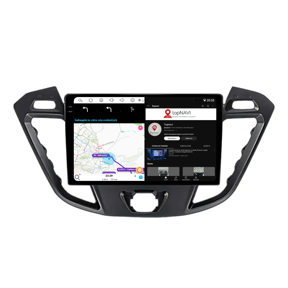 Navigatie Ford Transit Custom (2013-2020) Android, Ecran 9 inch, 4GB RAM 64GB, 8-core [3]