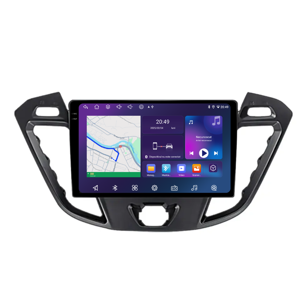 Navigatie Ford Transit Custom (2013-2020), Android, Ecran 9 inch, 6GB RAM 128GB, 8-core [1]