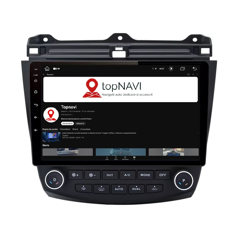 Navigatie Honda Accord (2003-2008), Ecran 10 inch, 1GB RAM 32GB [2]